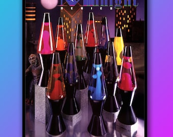 Midnight Series Lava Lamp Poster