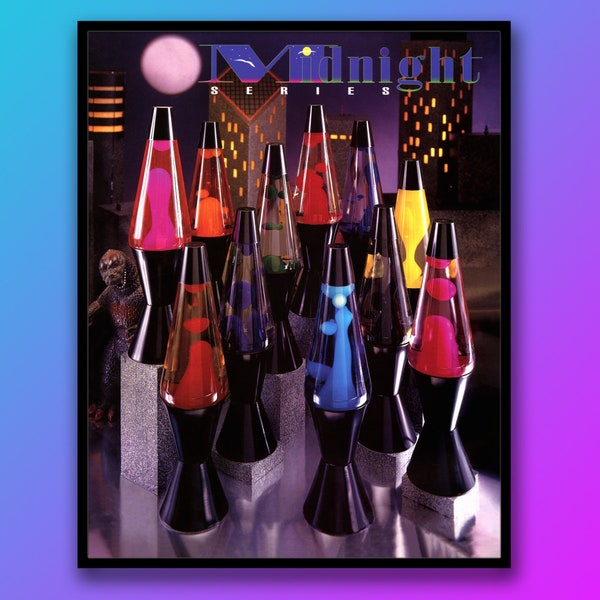 Midnight Series Lava Lamp Poster