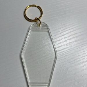 Personalized Motel Keychain
