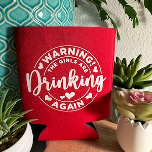 Funny Alcohol-Themed Can Coolers –custom for Parties, Weddings, Tailgates or Gifts | Bold Colors & Hilarious Sayings