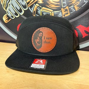 I Saw That Patch-hoed Jezus | Altijd kijken, grappig, meme, opstrijkpatch, cadeau voor hem, Jezus-patch, ontwerp, stiksels