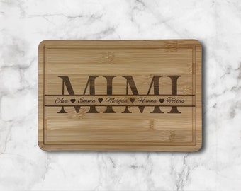 Grandma's Kitchen Cutting Board, Gift For Grandma, Love You Grandma, Personalized Mothers Day Gift, Grandma Gift, Gifts For Grandmother MIMI