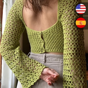 Pistachio Top | Crochet Pattern PDF + Step-by-Step Video Tutorials
