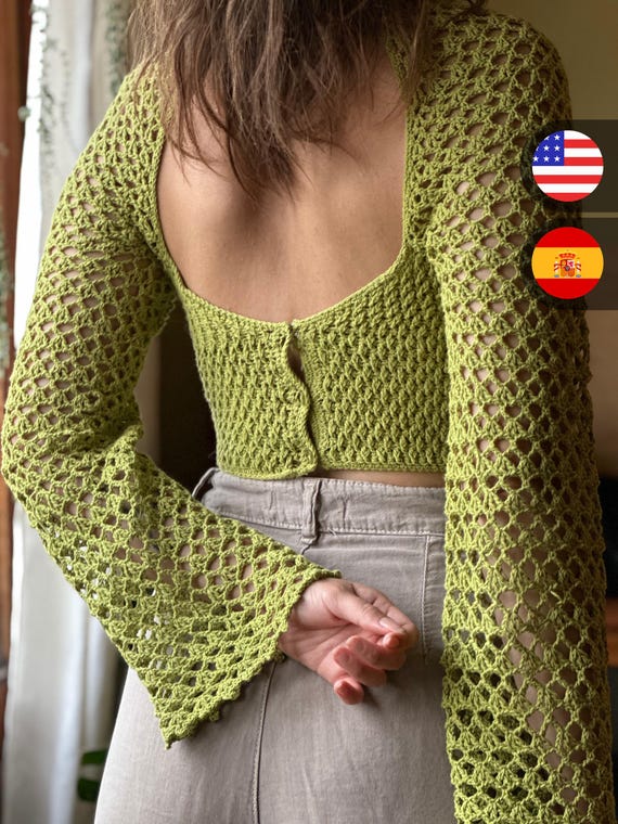 Top Pistacho | Patrón de crochet en PDF + videos paso a paso