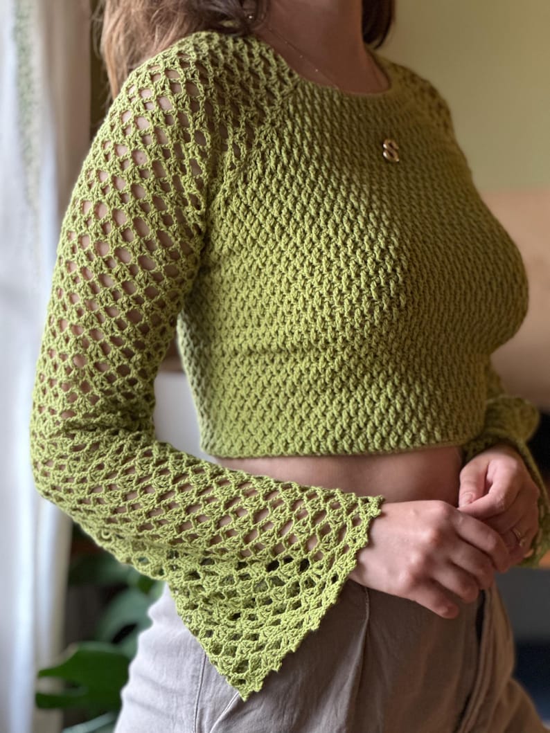 Pistachio Top | Crochet Pattern PDF + Step-by-Step Video Tutorials image 10