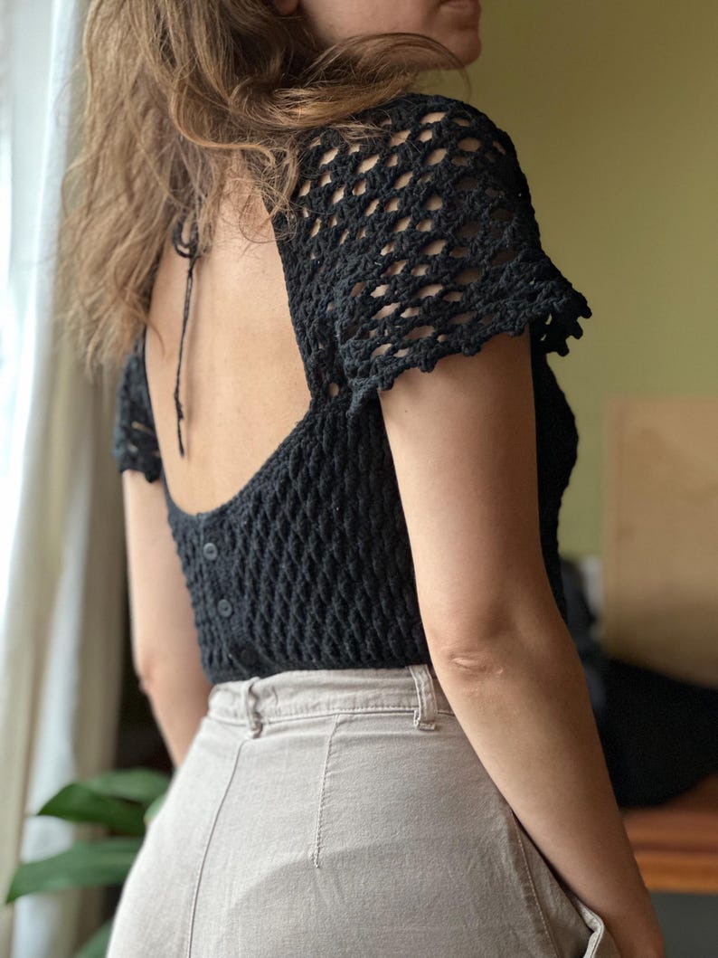 Pistachio Top | Crochet Pattern PDF + Step-by-Step Video Tutorials image 7