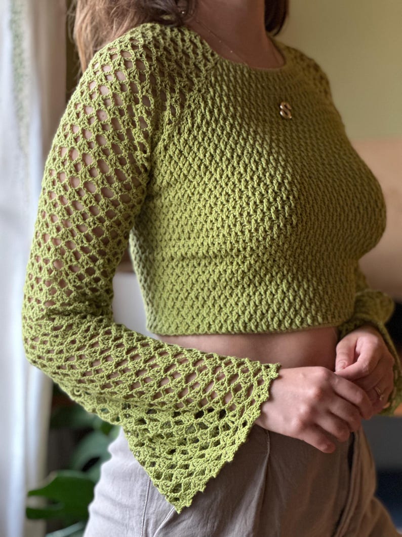 Pistachio Top | Crochet Pattern PDF + Step-by-Step Video Tutorials image 4