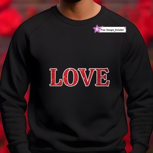 Valentinstag Glitter Liebe PNG Sublimation Design Download, Liebe Valentinstag PNG, Valentinstag PNG, Glitter Sublimation Designs Download