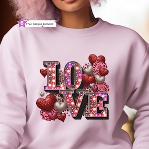 Valentinstag Liebe PNG Sublimationsdesign-Download, Liebe Valentinstag png, Valentinstag png, Western Liebe png, sublimieren Designs herunterladen
