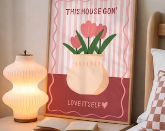 This House Gon’ Love Itself - Olivia Dean Baby Steps Lyrics Song Music Art Print