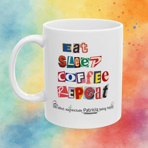 Personalisierte Tasse für Kaffeeliebhaber mit Namen für Kaffeeliebhaber Spruchbecher für Kaffeeliebhaber Geschenk für Sie Becher Humorbecher lustiges Geschenk