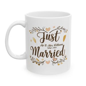 Personalized Mr and Mrs Coffee Mugs | Personalized wedding gift | Custom Mr Mrs Coffee Mugs | Husband and Wide Mugs | Bride and Groom mug
