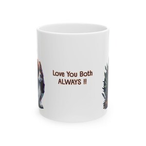 Personalized A Man And His Dogs A Bond That Can't Be Broken Mug Custom