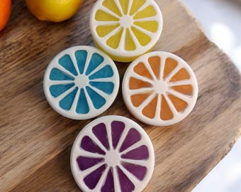 Jabón de cítricos, jabón de lima, jabón de limón, jabón de pomelo, jabón de naranja