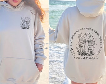 Mushroom Hoodie Mushroom Sweatshirt Mushrooms Shirt Mushroom Tshirt Mushroom Sweater  Goblincore Shirt Mystical Shirt Mushroom Clothing Gift