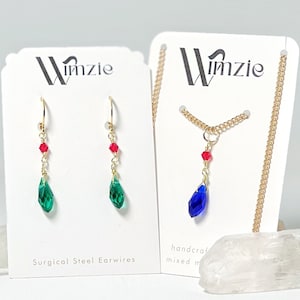 Howl&#39;s Moving Castle Necklace & Earring Set