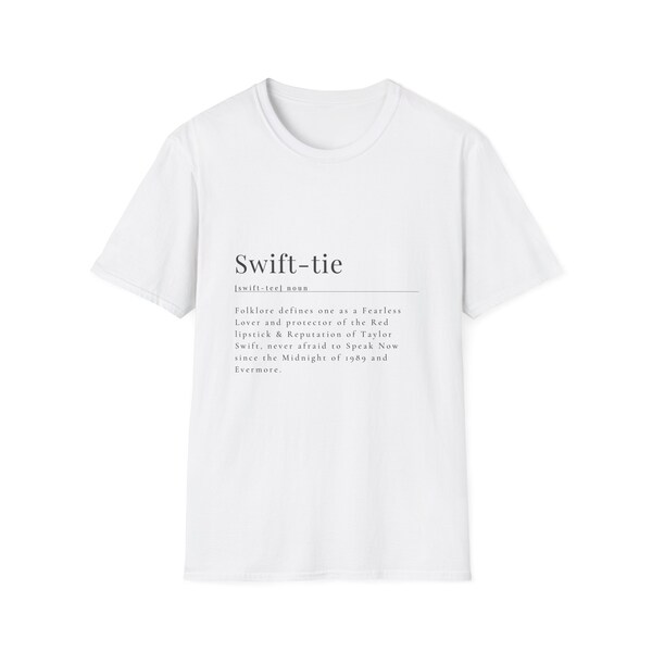 T-Shirt "Swiftie Definition" - | Taylor | Birthday gift | Fan | Christmas present | year | Swift | Advent calendar | SO-TSH8