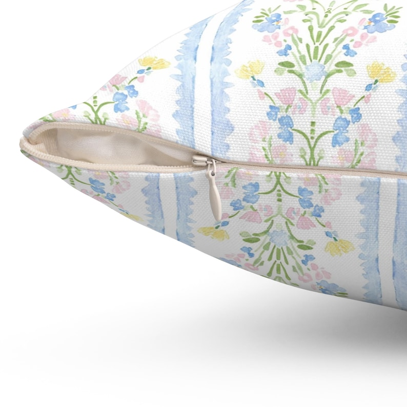 Lattice Floral Pillow Baby Girl Nursery Grandmillenial Decor Pillow Grandmillenial Baby Decor Grandmillenial Nursery Decor Girl Room Decore image 5