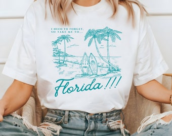 Florida!!! T Shirt Florida Taylor Shirt Florida Shirt Oversized Tshirt Women Aesthetic Shirt For Women Summer Retro T-Shirt Graphic Tshirt