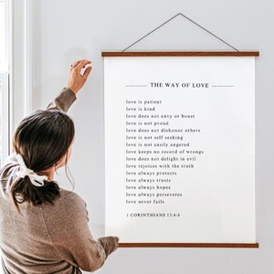 DIGITAL Scripture Wall Art Minimalist Wall Art 1 Corinthians 13 ...
