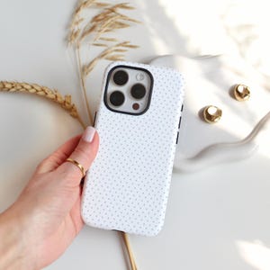 iPhone 17 Air Case Coquette Handyhülle Handyhülle Blaue Schleife Handyhülle iPhone 16 Pro Max iPhone 14 Hülle Gingham Blaue Schleife Bild 14