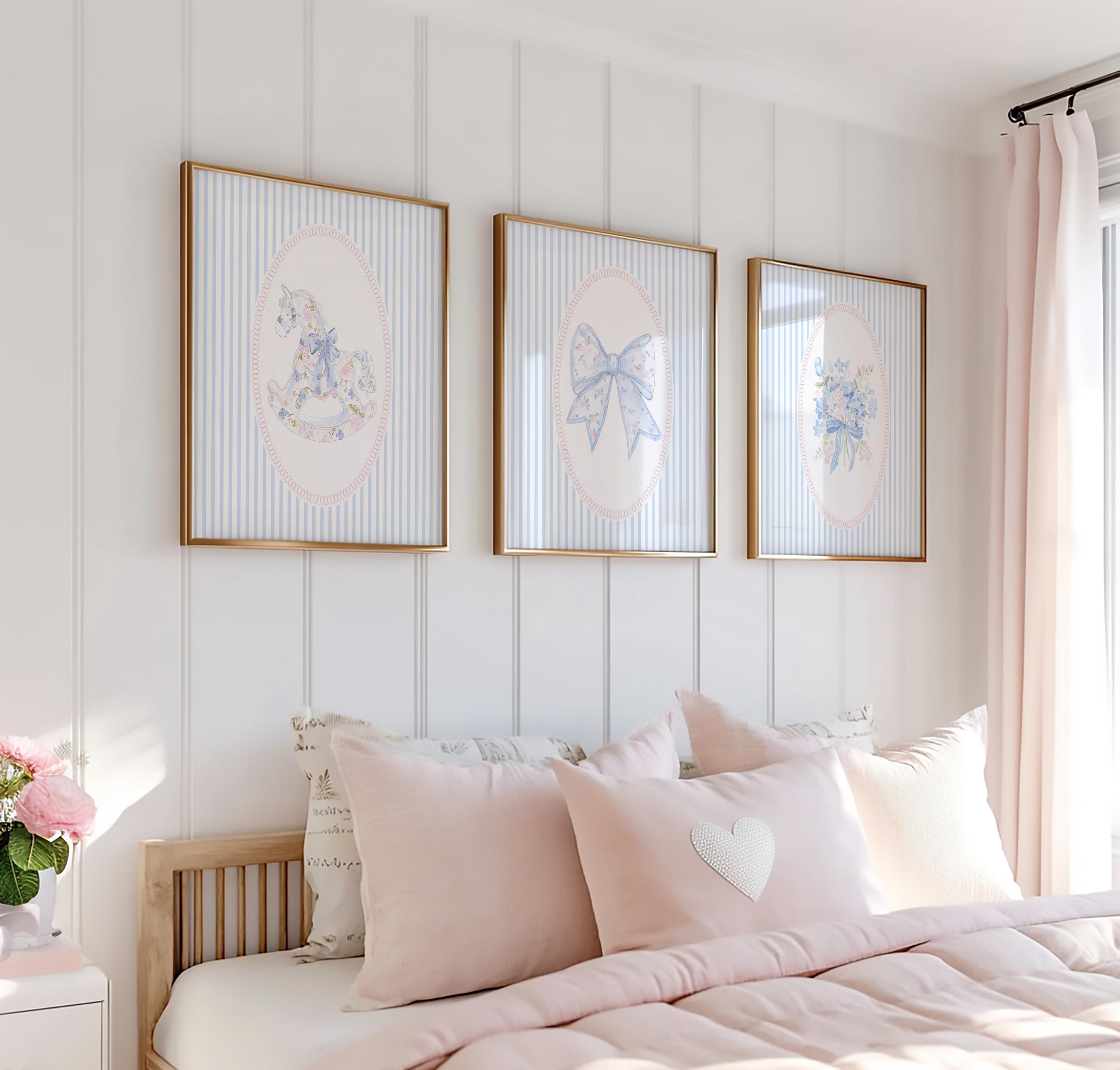 CUSTOM Nursery Gallery Wall Baby Girl Nursery Prints Girl Nursery Wall ...