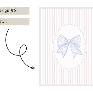 Baby Girl Nursery Prints Baby Girl Wall Art Chinoiserie Nursery Art Girly Nursery Wall Art Coquette Nursery Decor Grandmillenial Prints Pink #5 - Bow 1