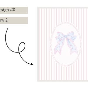 Baby Girl Nursery Prints Baby Girl Wall Art Chinoiserie Nursery Art Girly Nursery Wall Art Coquette Nursery Decor Grandmillenial Prints Pink #8 - Bow 2
