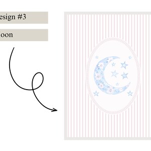 Baby Girl Nursery Prints Baby Girl Wall Art Chinoiserie Nursery Art Girly Nursery Wall Art Coquette Nursery Decor Grandmillenial Prints Pink #3 - Moon