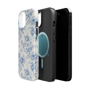 iPhone 17 Air Case Coquette Handyhülle Handyhülle Blaue Schleife Handyhülle iPhone 16 Pro Max iPhone 14 Hülle Gingham Blaue Schleife Bild 8