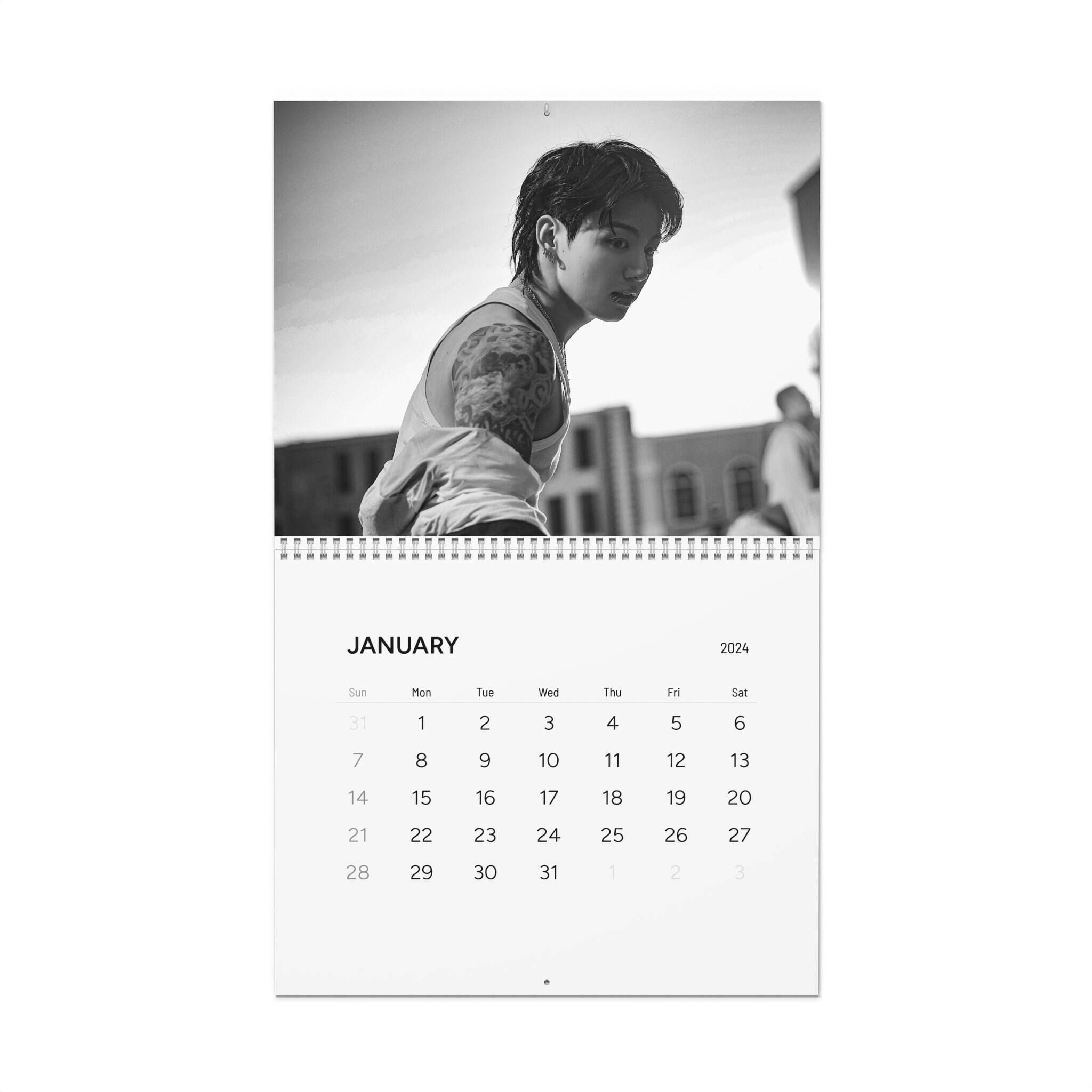 Calendar 2025 BTS Jung Kook Golden BTS 2025 年カ ジミン レンダー、クラシック Kポップ