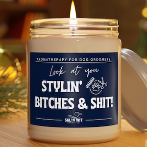 Dog Groomer Gift | Dog Groomer Candle | Funny Gift For Dog Groomer | Groomer Gifts | Salon Owner Gifts | Gift For Dog Lover | Dog Stylist
