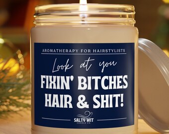Hairstylist Gift | Hairdresser Candle | Funny Gift For Hairstylist | Hairdresser Gifts | Salon Owner Gifts | Gift For Hairstylist | Stylist
