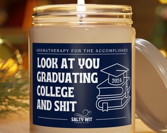 Funny Graduation Candle | College Graduation Gift | Funny College Graduation | Graduation Gift For Sister | Gifts For Graduates | 2025 Grad