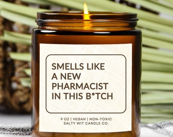 Pharmacist Candle Doctor Of Pharmacy Graduation Gift New Pharmacist Graduation Gift Ideas PharmD Graduation Pharmacy Doctorate Degree Candle