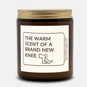 Knee Replacement Surgery Gift Box Funny Knee Surgery Gift Knee Surgery Candle Surgery Care Package Surgery Recovery Friend Surgery Gift Box image 2