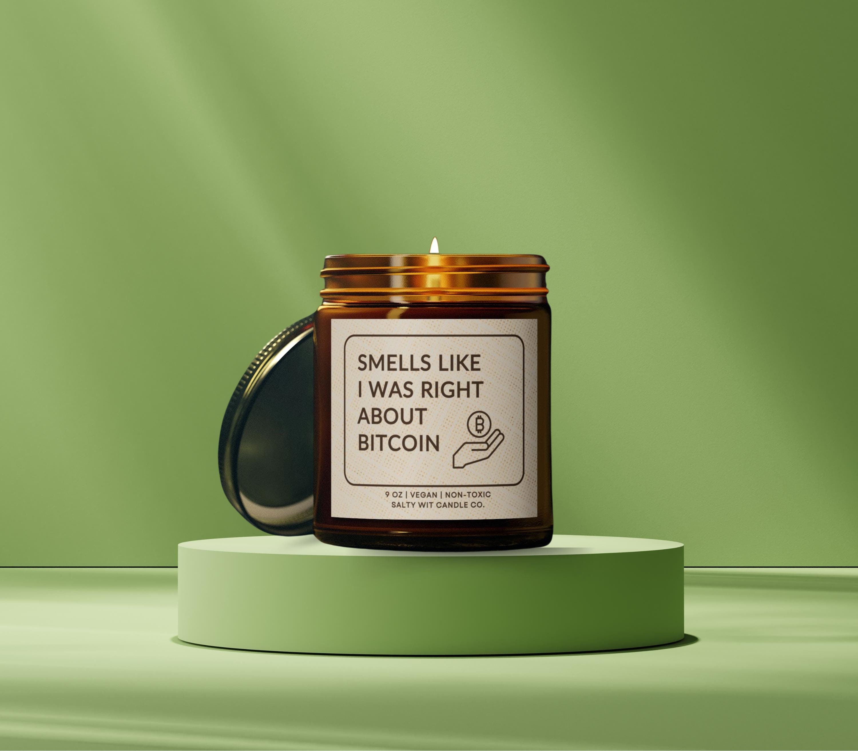 Crypto Currency Gift I Was Right About Bitcoin Candle Christmas Gifts for  Him Day Trader Gift Bitcoin Merch Cryptocurrency Gift Stock Market - Etsy