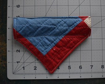 Quilted pet bandana