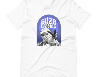 Gaza Woman Graphic Tee Palestine Unisex T-shirt