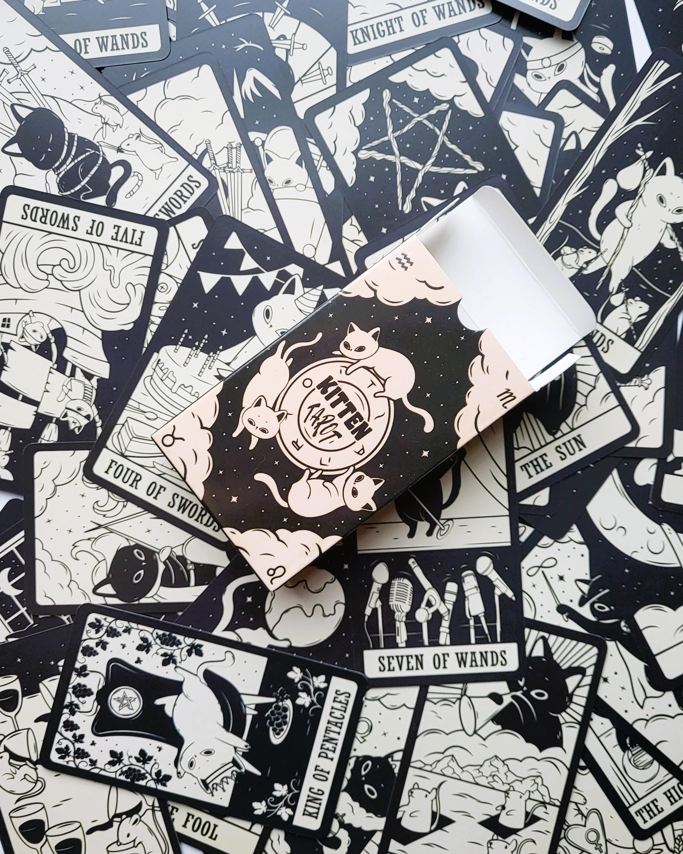 Kitten Tarot Deck: Sooo Adorable! (misfit Deck - No Guidebook) - Etsy
