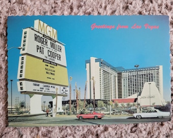 Las Vegas MGM Grand Hotel Postcard