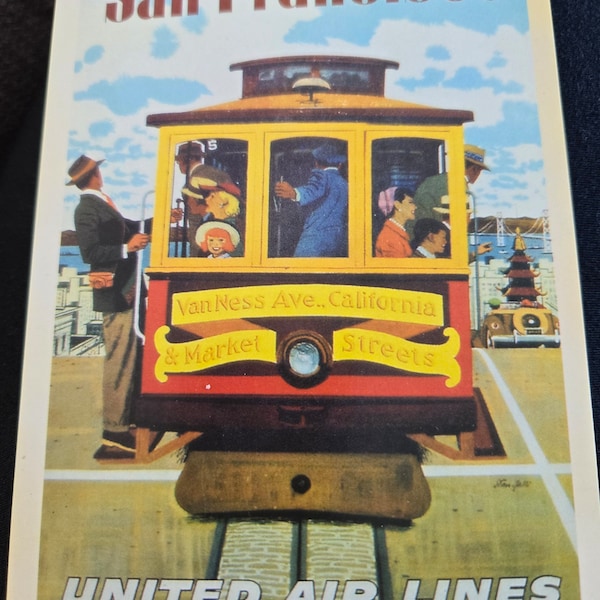 San Francisco United Air Lines postcard