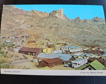 Merle Porter Oatman, Arizona postcard