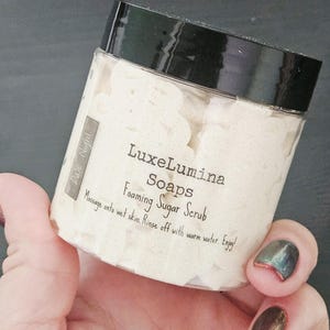 Exfoliating Date Night Foaming Sugar Scrub - Vegan