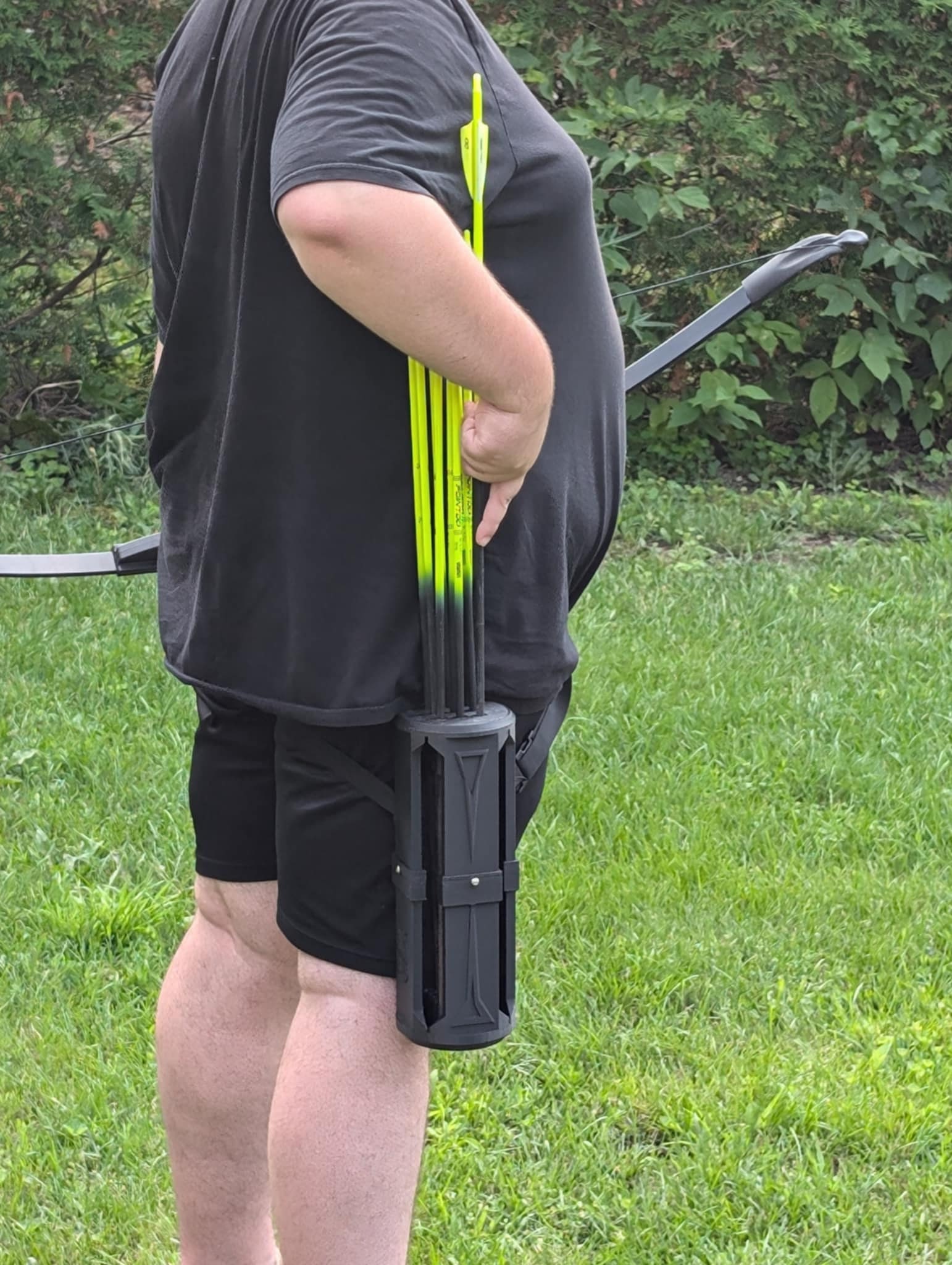 XT320 Archery Quivers - Nylon Hip Quivers With 3 Arrow Tube Cases For