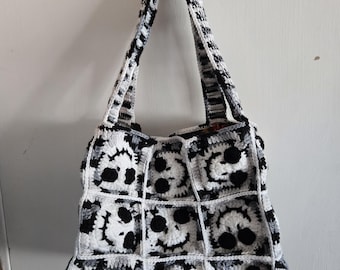Black Blend Skeleton Tote