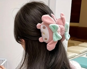 1pc. Sanrio Plush hair clip My Melody