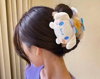 1pc Sanrio plush hair clip Cinnamoroll