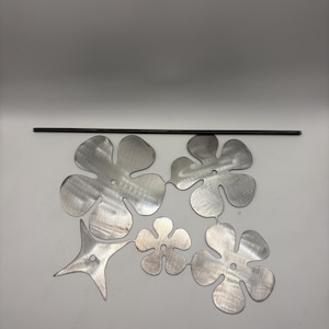 DIY sheet metal rose