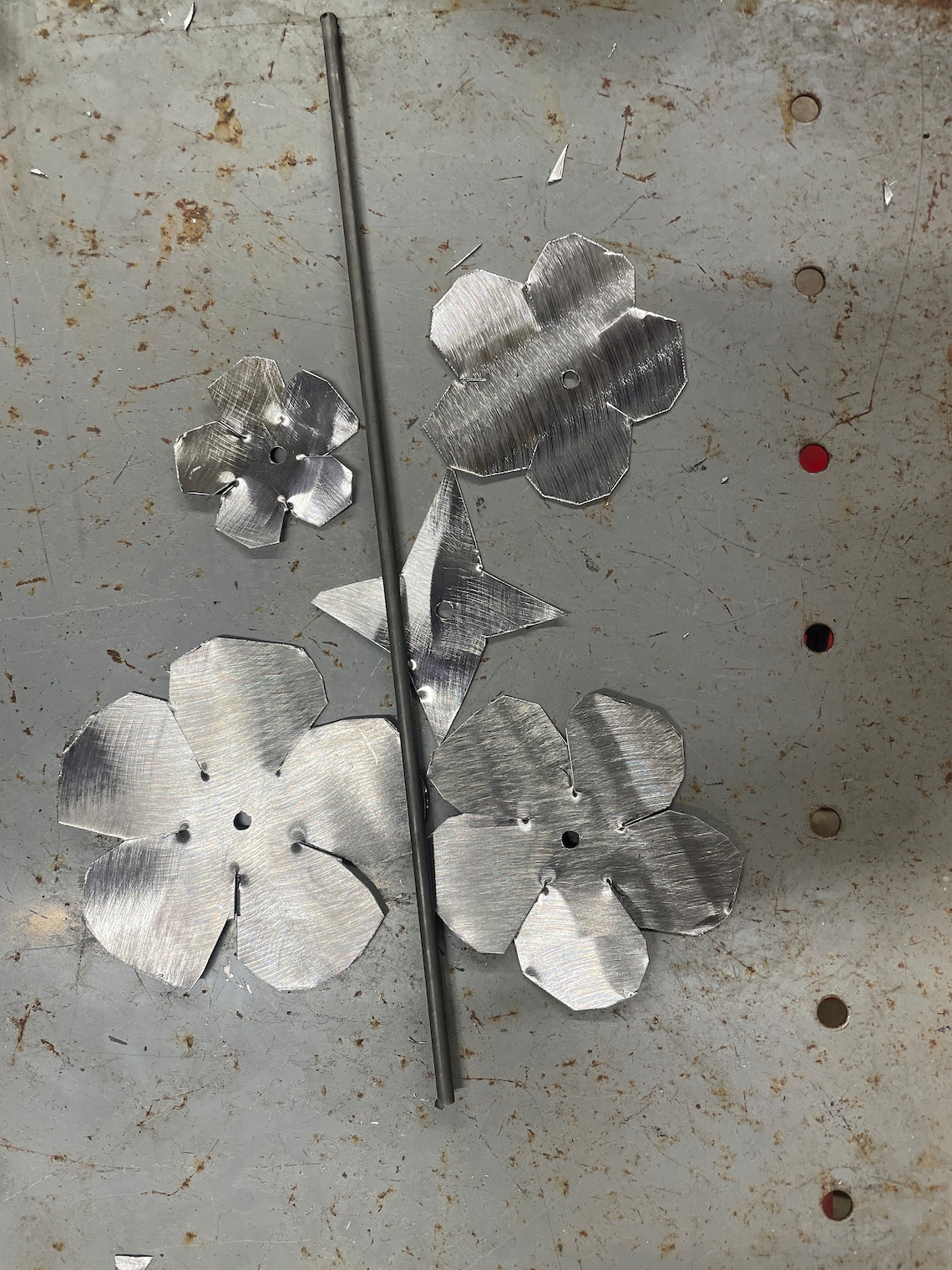 DIY Sheet Metal Rose - Etsy